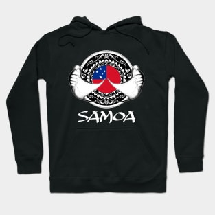 Manta Rays on Samoan flag Hoodie